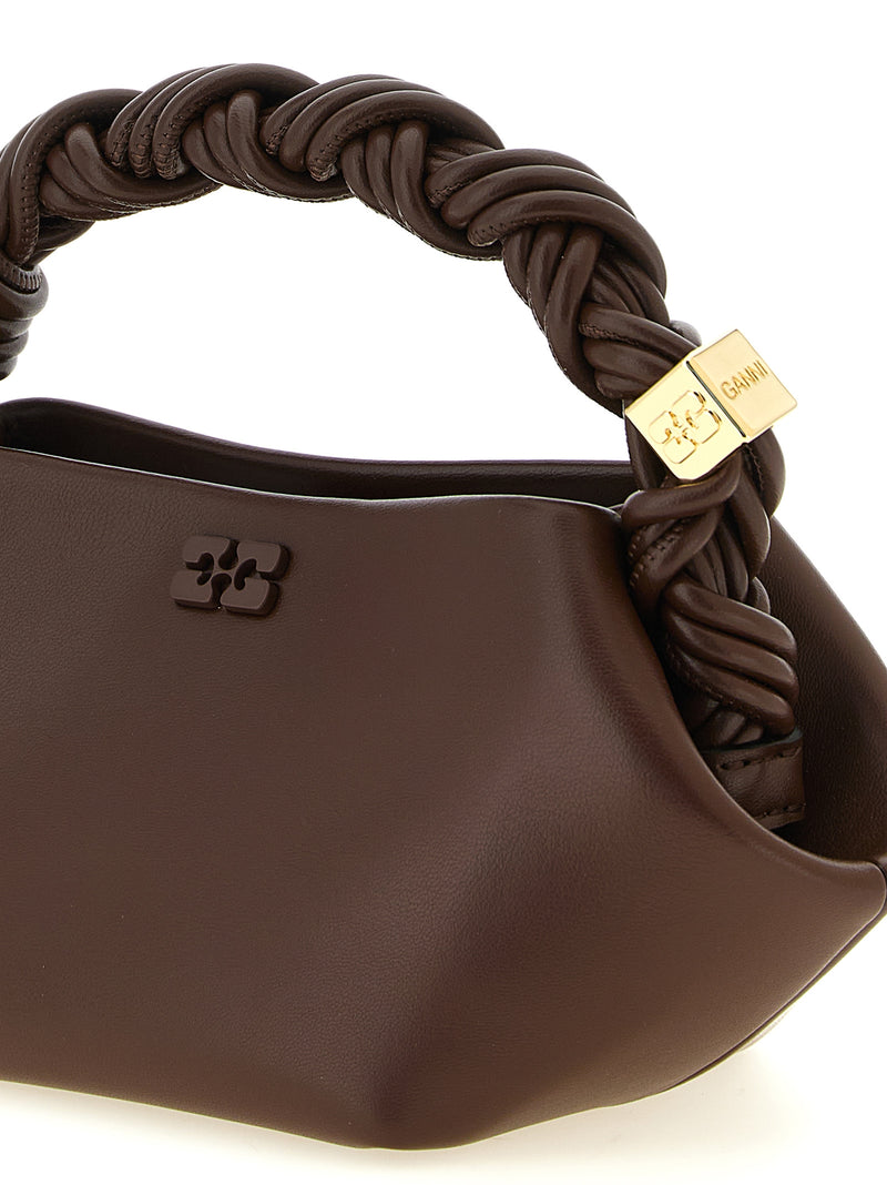 Ganni Brown Leather Handbag