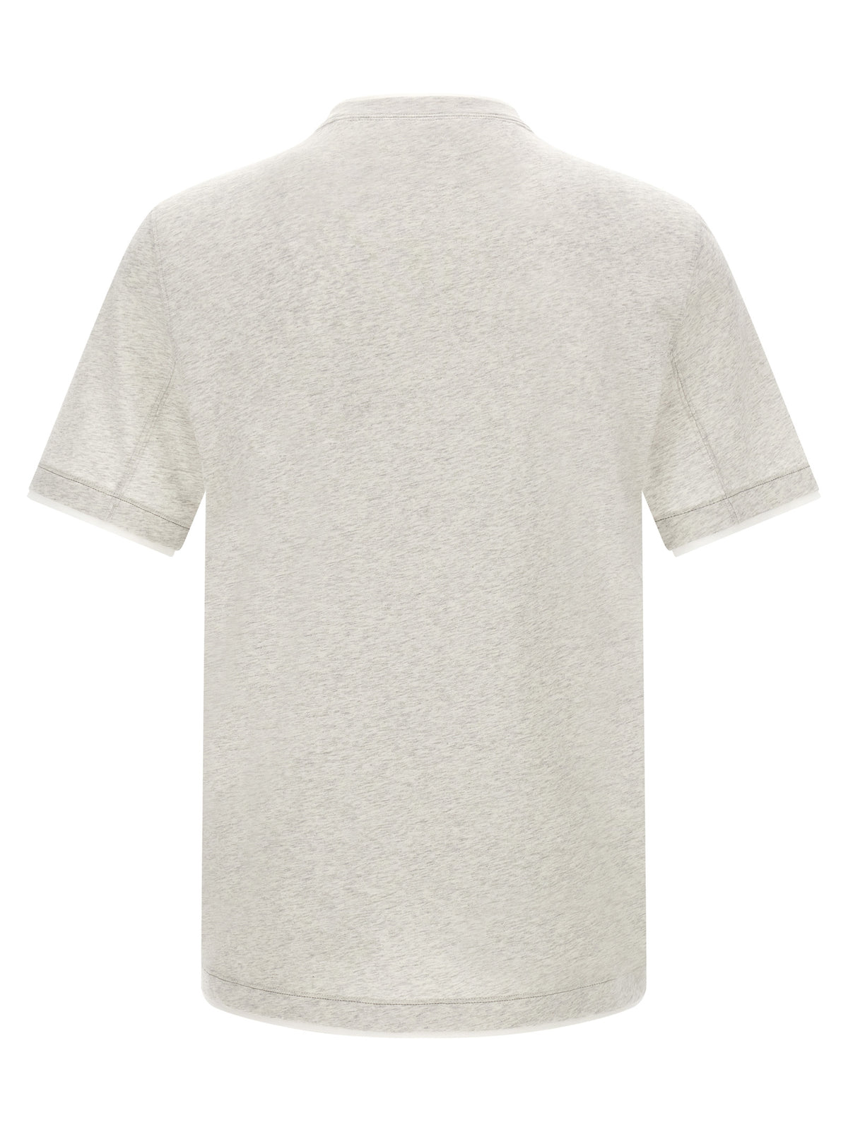 Brunello Cucinelli Gray Cotton T-Shirt