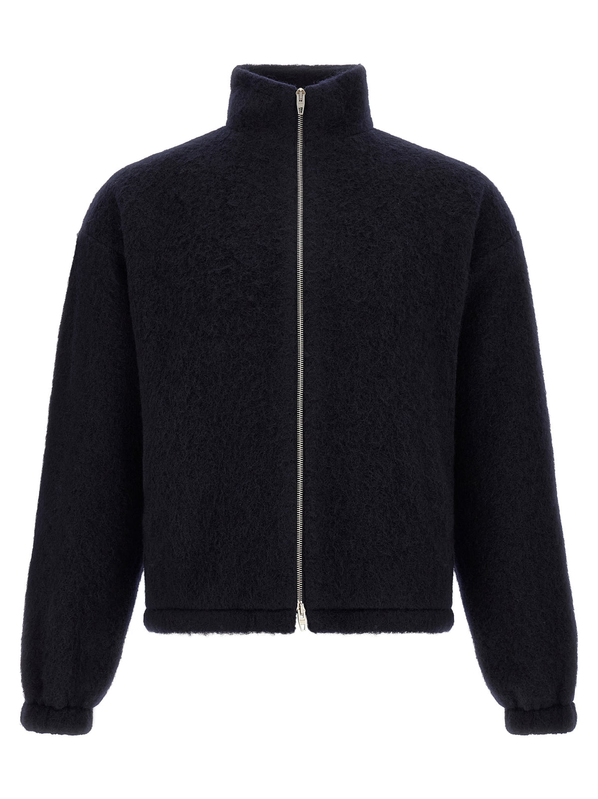 Sweat-shirt en laine bleu Jil Sander