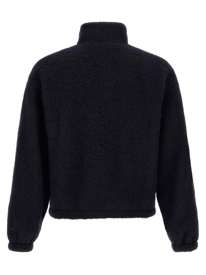Jil Sander Blue Wool Sweatshirt