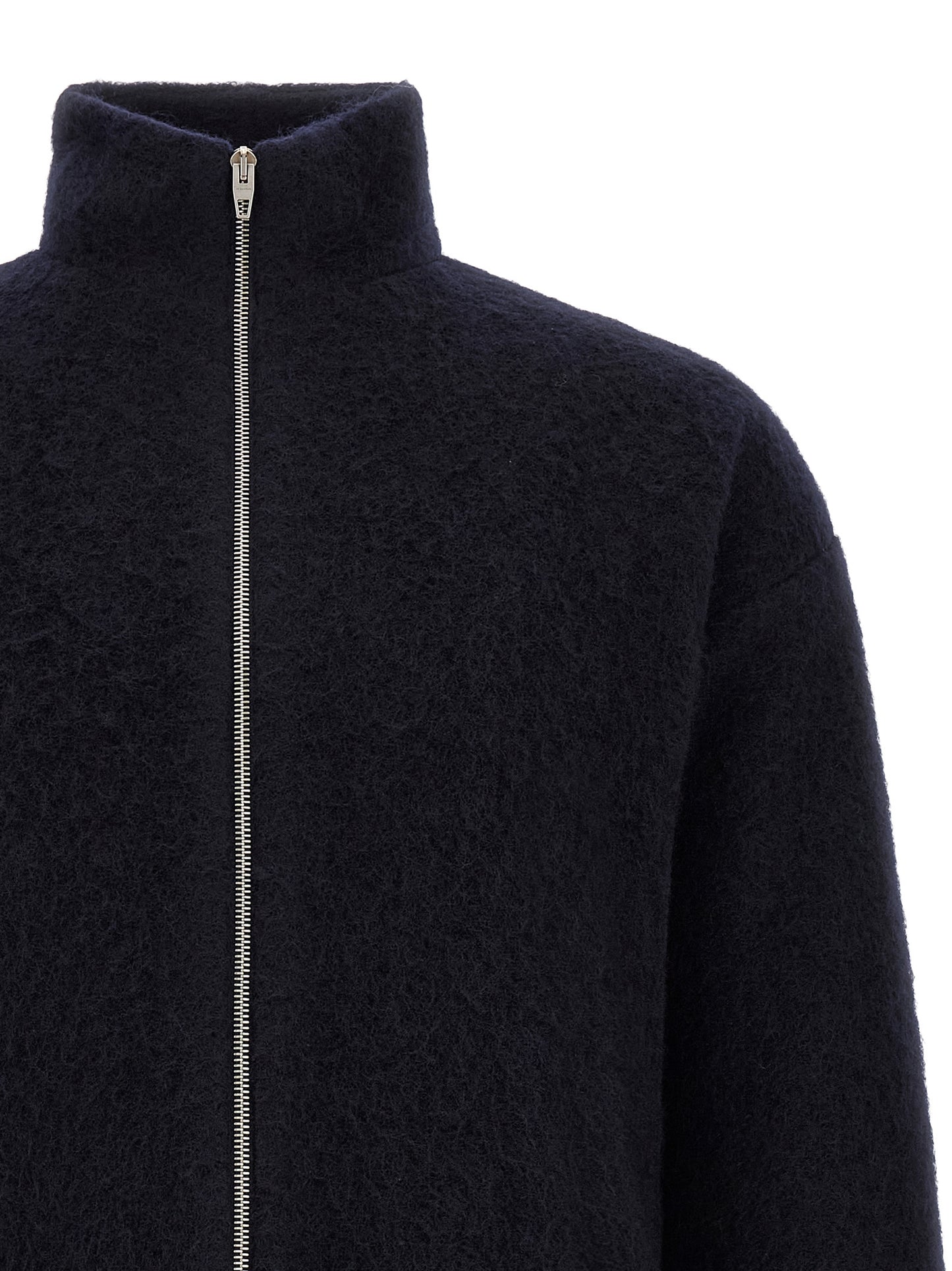 Jil Sander Blue Wool Sweatshirt