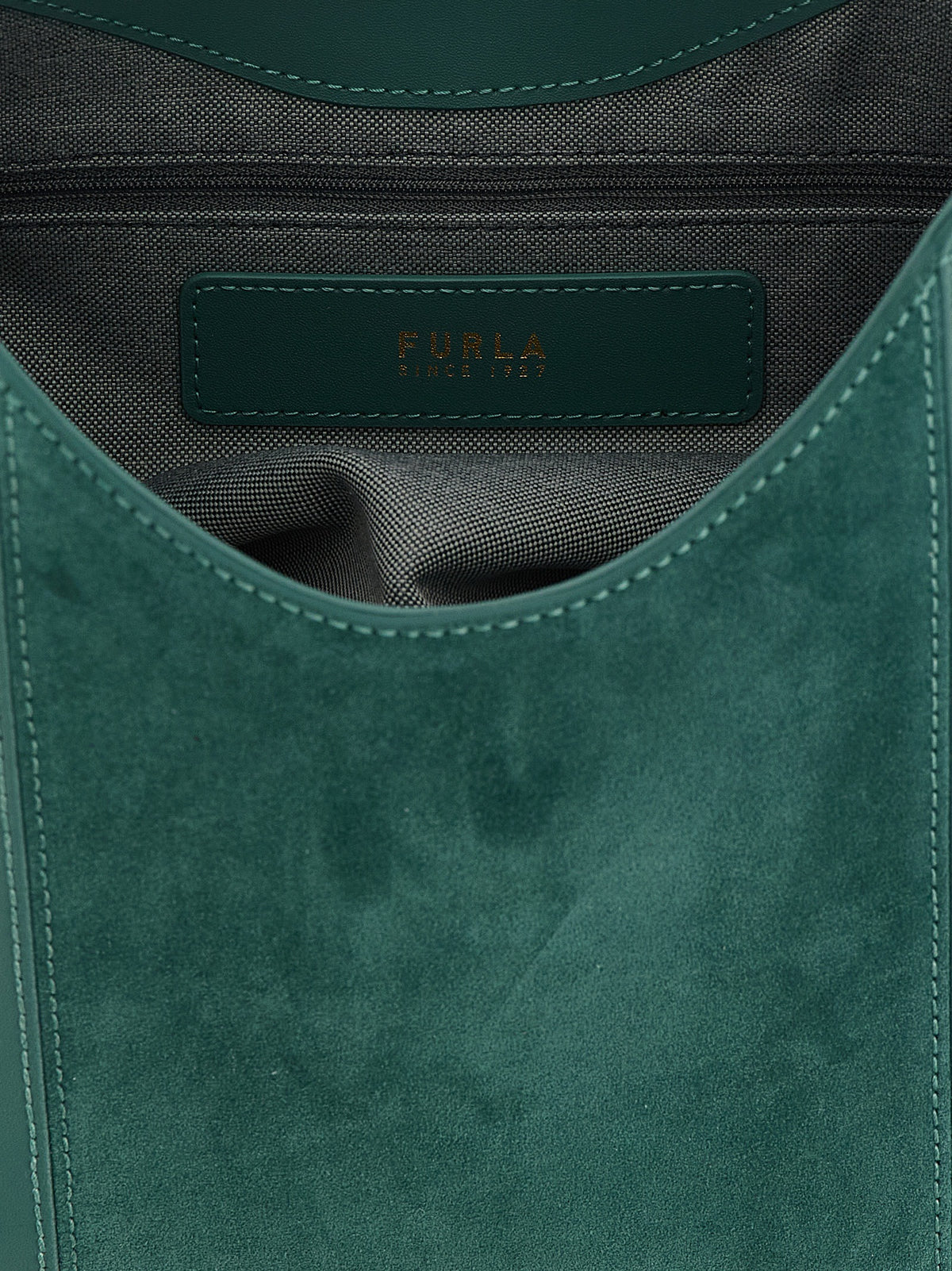 Sac porté épaule Furla en cuir de veau bicolore