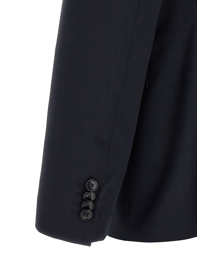 Costume deux pièces en laine vierge bleu Hugo Boss