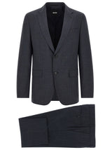 Costume deux pièces Hugo Boss en polyester bleu