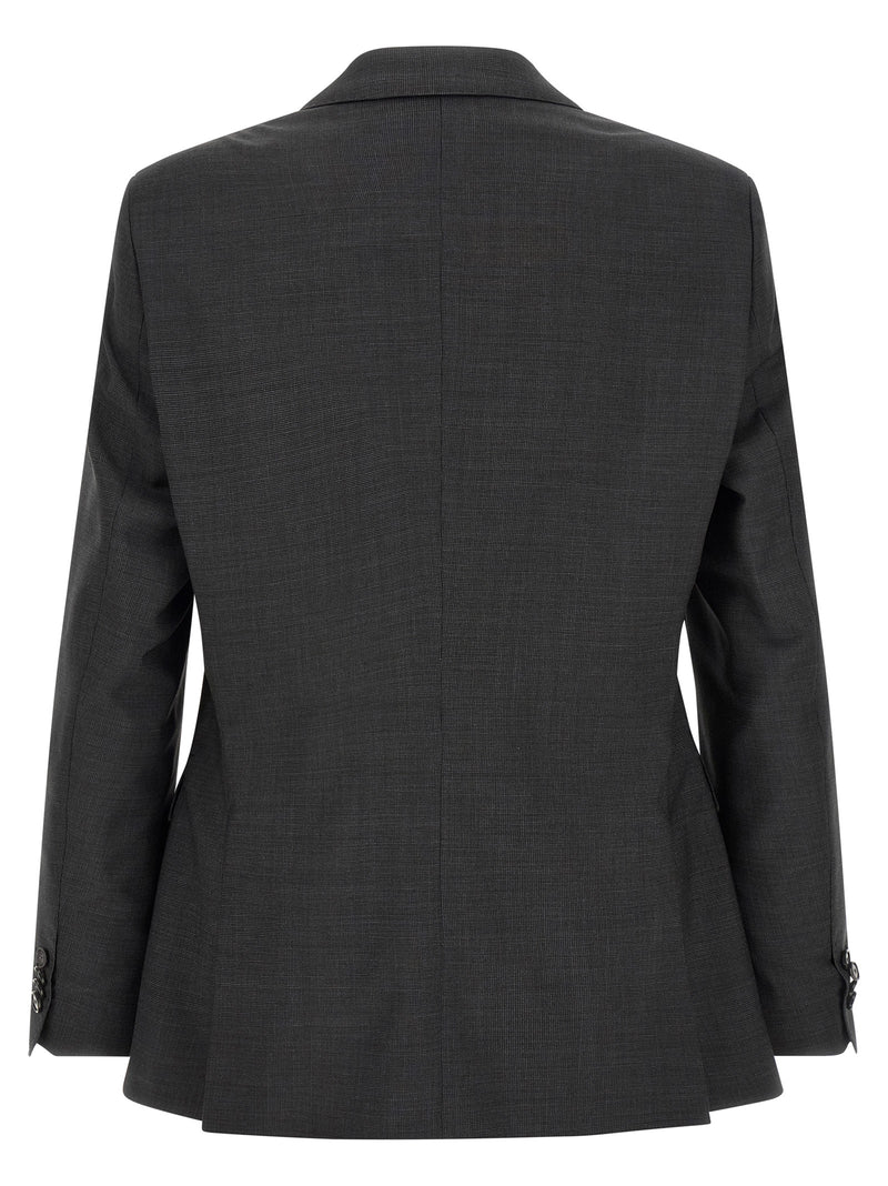 Hugo Boss Gray Virgin Wool Two-Piece Suit