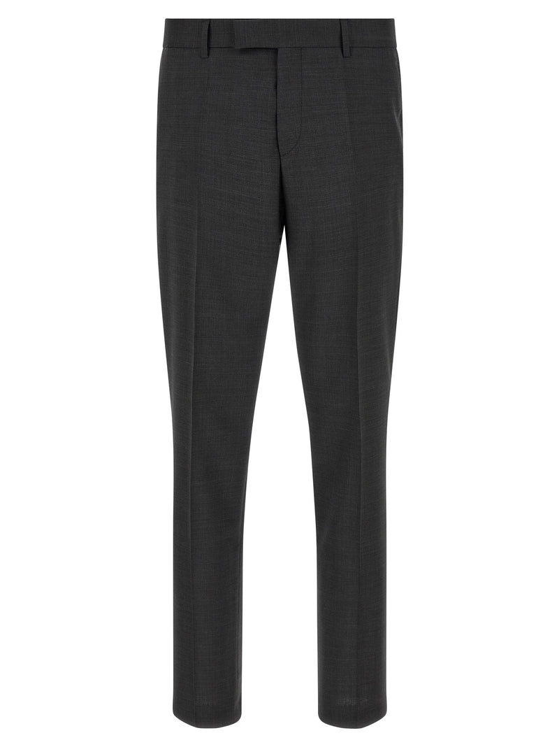 Hugo Boss Gray Virgin Wool Two-Piece Suit