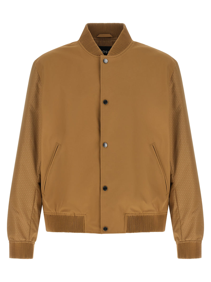 Hugo Boss Beige Polyester Bomber