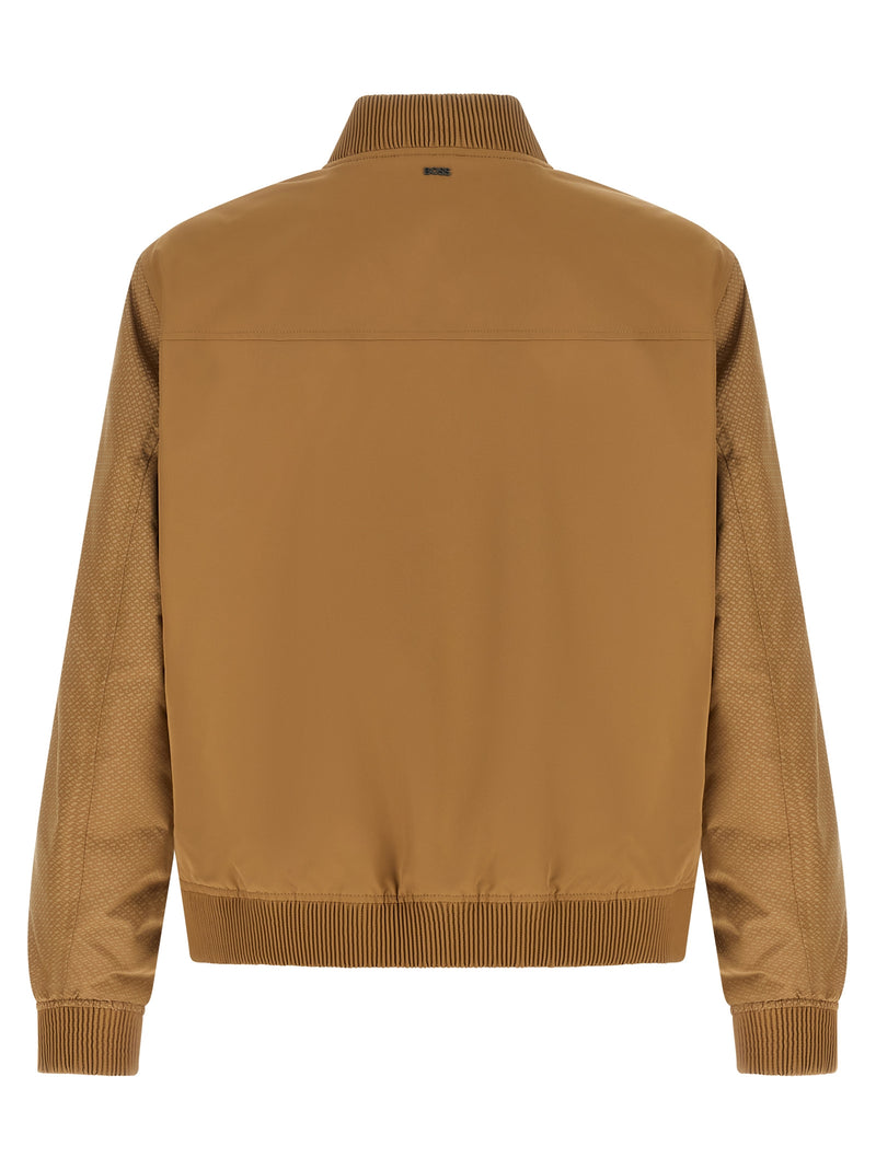 Hugo Boss Beige Polyester Bomber