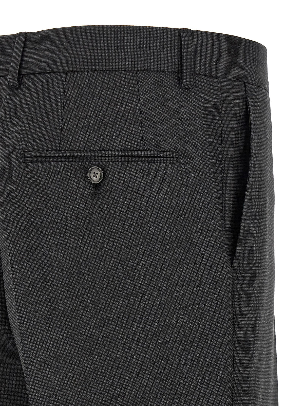 Costume deux pièces gris Hugo Boss en laine vierge