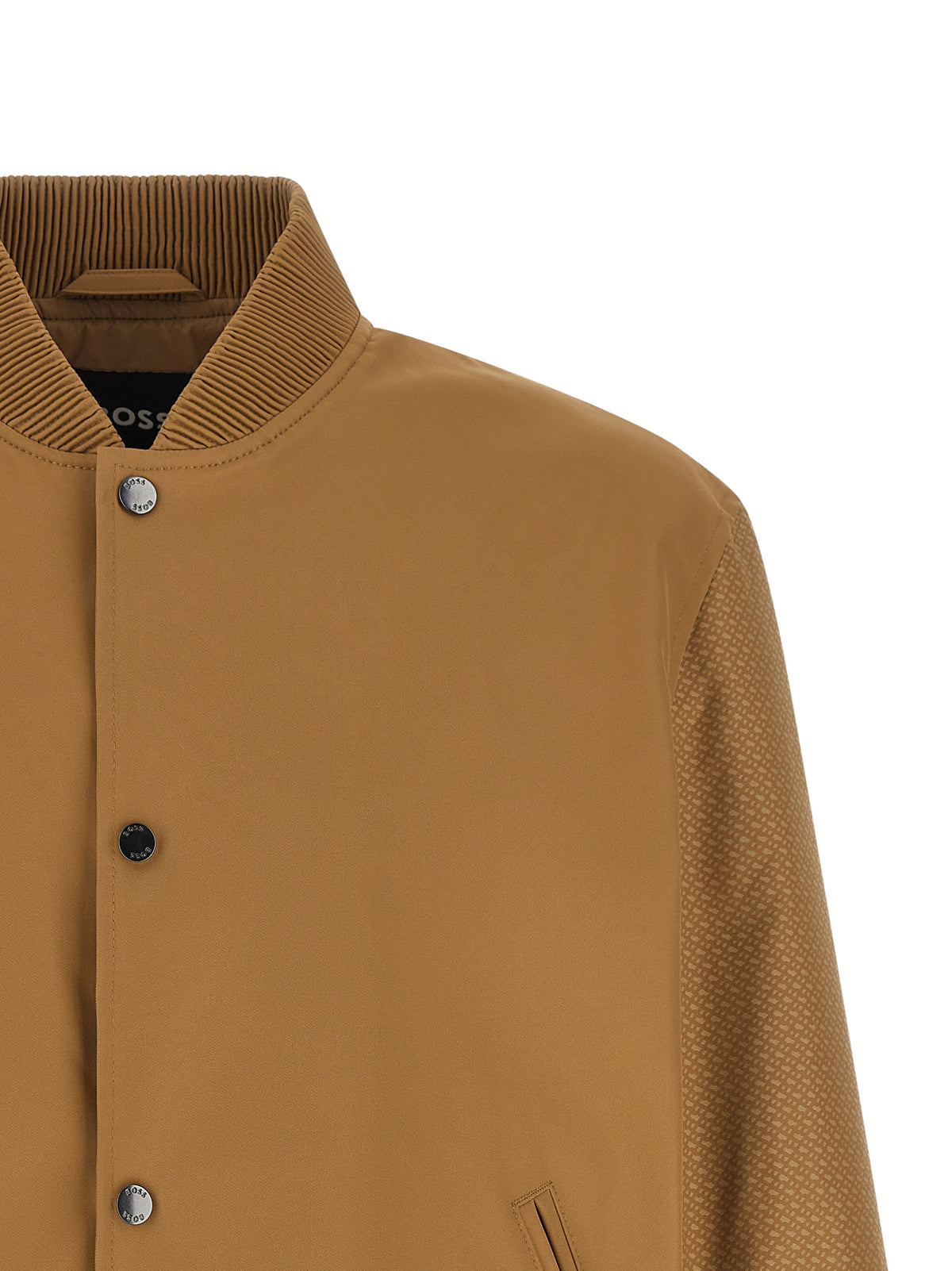 Bomber Hugo Boss en polyester beige