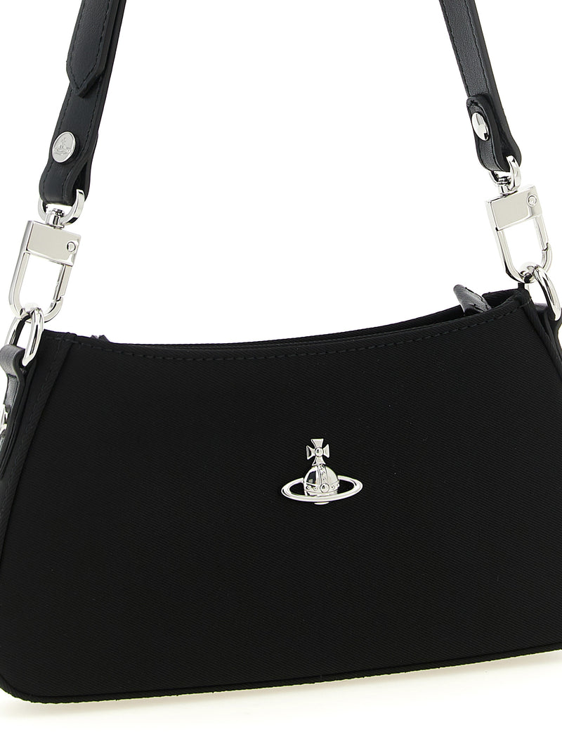 Sac à bandoulière Vivienne Westwood en polyester noir