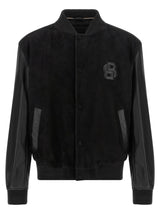 Bomber en polyester noir Hugo Boss