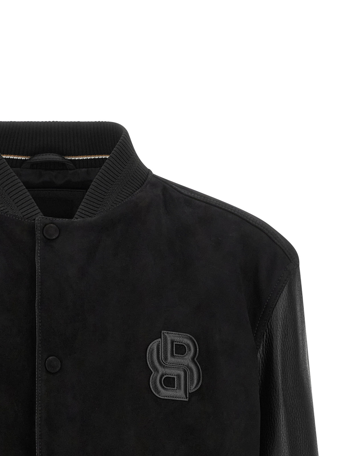 Bomber en polyester noir Hugo Boss