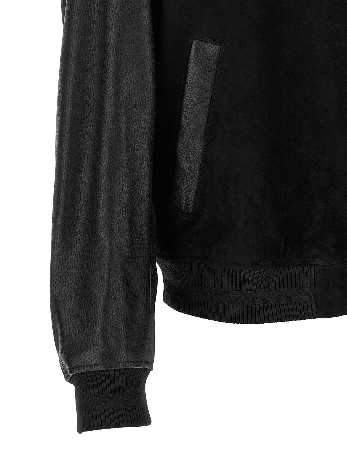 Bomber en polyester noir Hugo Boss