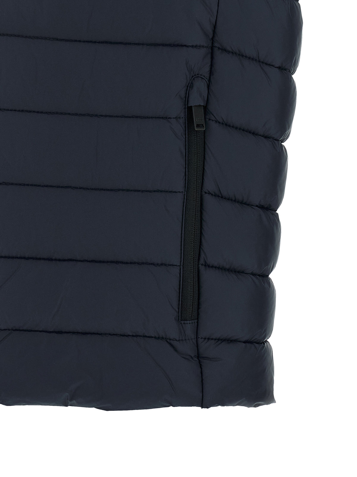 Doudoune sans manches Hugo Boss en polyamide recyclé bleu