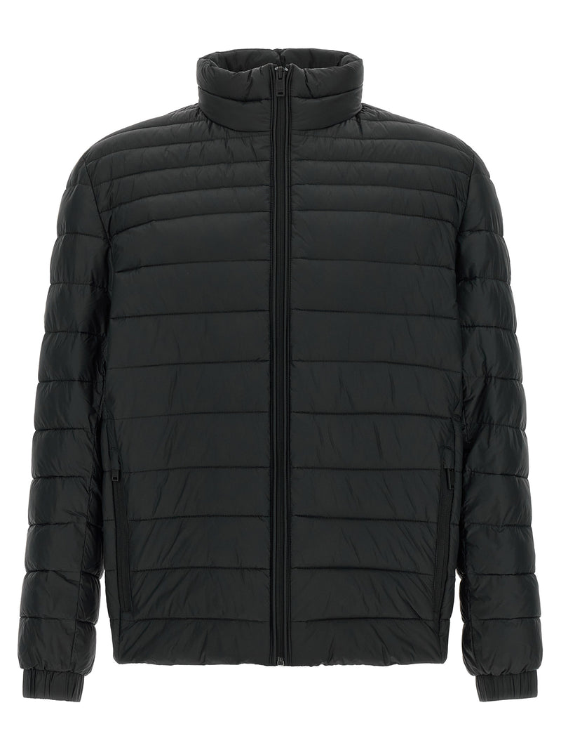 Hugo Boss Black Recycled Polyamide Full-Length Jacket