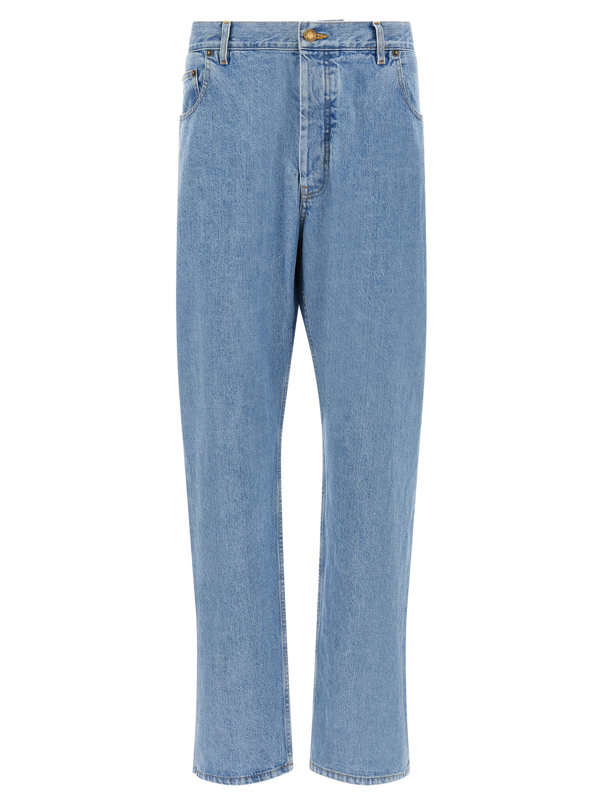 Jean droit en coton bleu Thom Browne