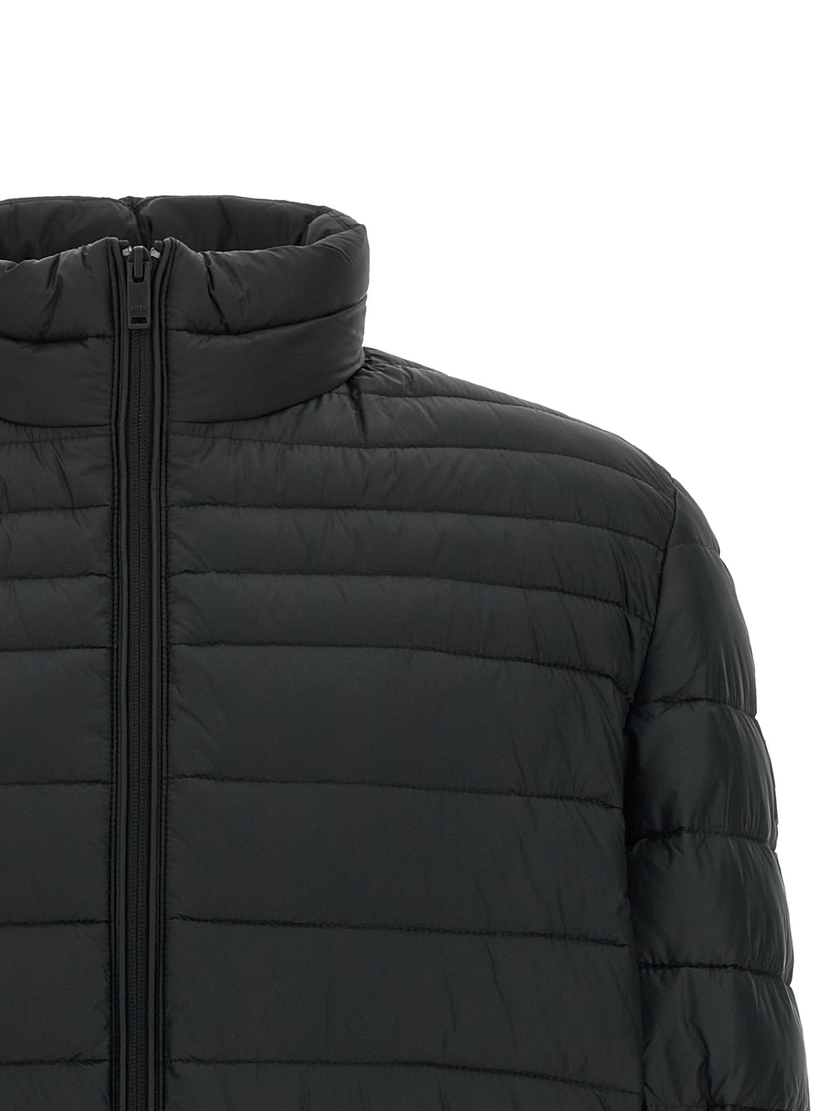 Veste longue Hugo Boss noire en polyamide recyclé