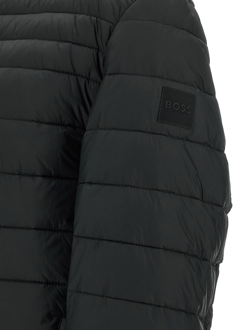 Hugo Boss Black Recycled Polyamide Full-Length Jacket