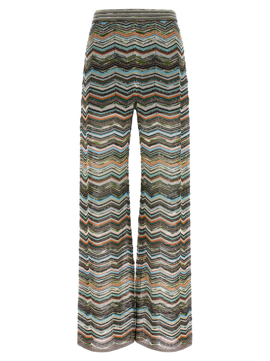 Pantalon évasé Missoni en viscose multicolore
