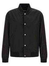 Bomber en polyester noir Hugo Boss