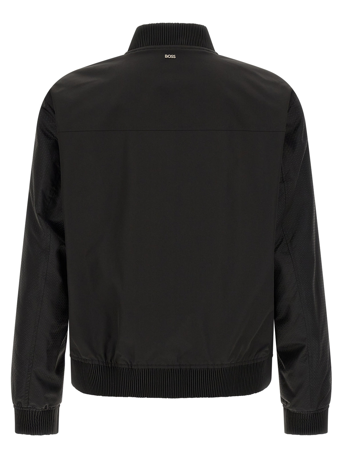 Bomber en polyester noir Hugo Boss
