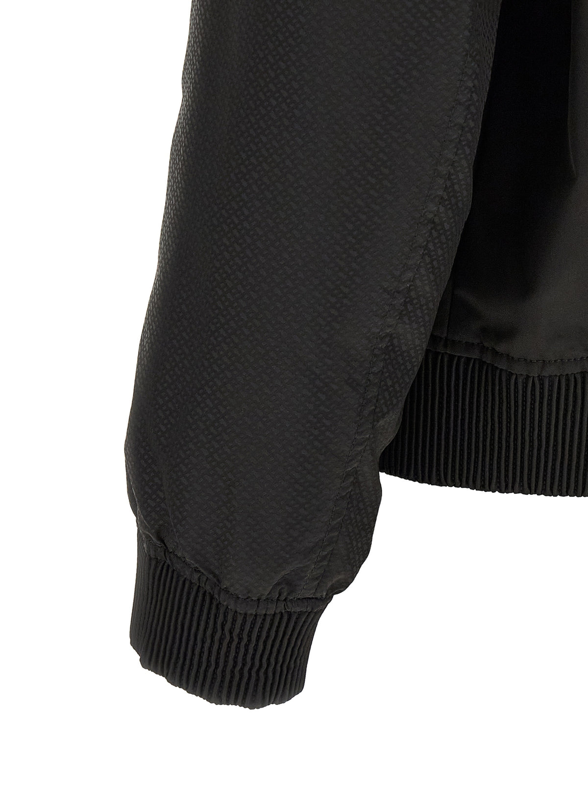Bomber en polyester noir Hugo Boss