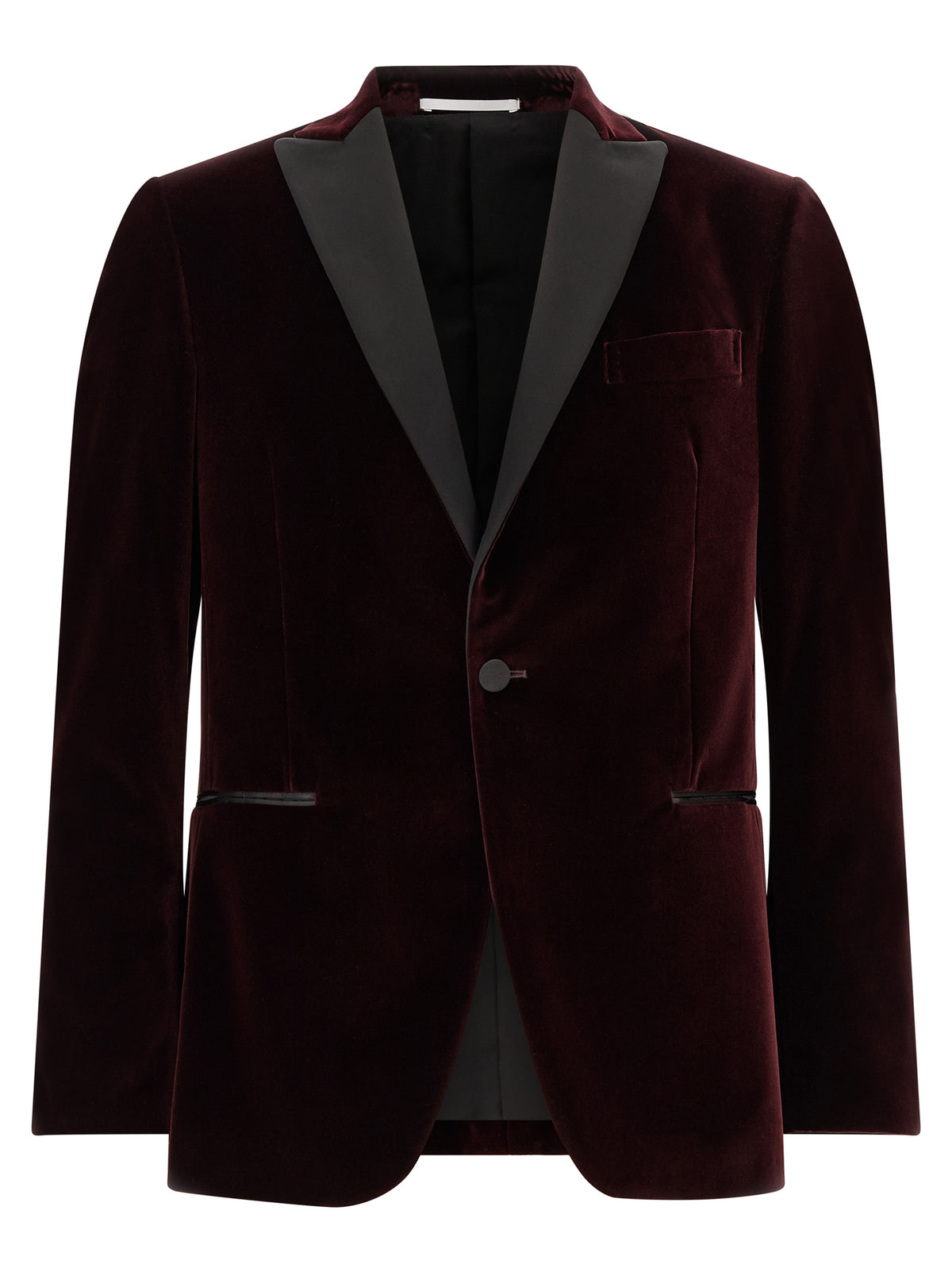 Pal Zileri Bordeaux Cotton Blazer