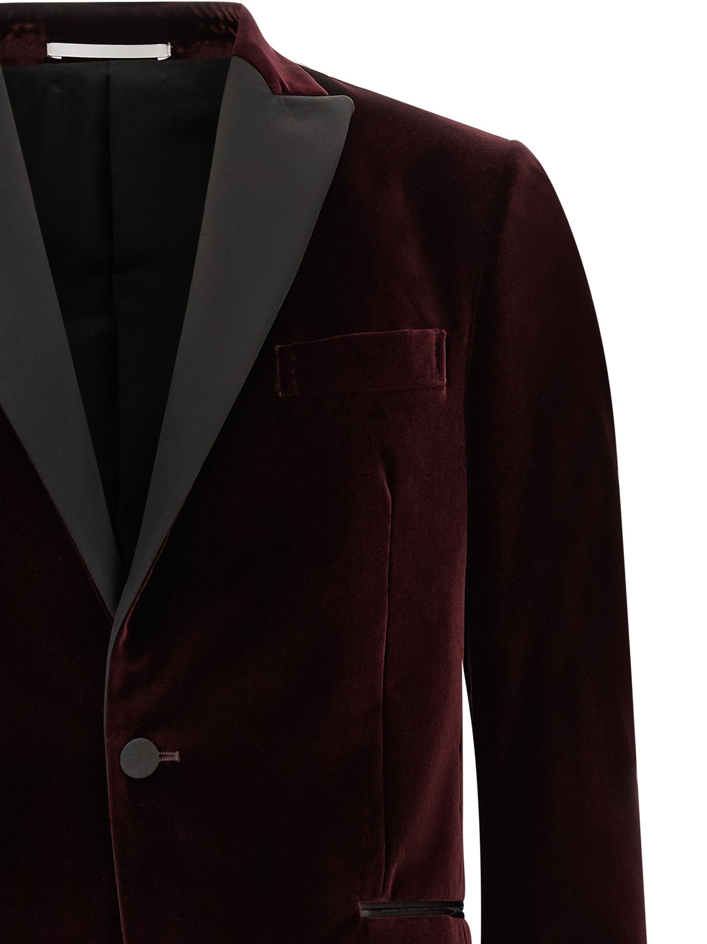 Pal Zileri Bordeaux Cotton Blazer