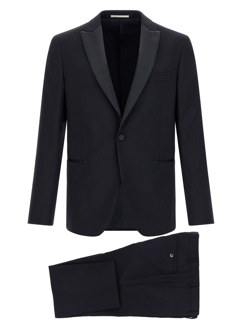 Pal Zileri Black Wool Two-Piece Suit
