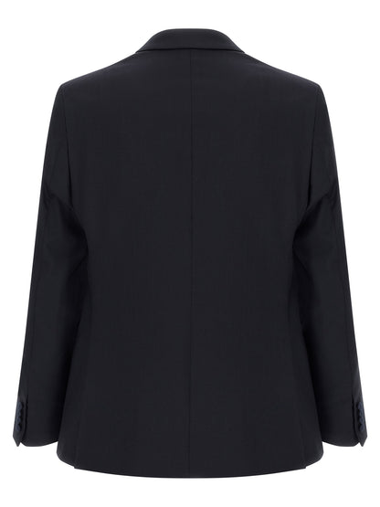 Pal Zileri Black Wool Two-Piece Suit