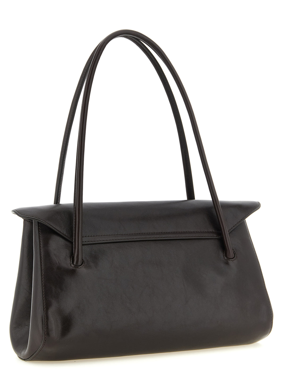 Marni Brown Calfskin Shoulder Bag