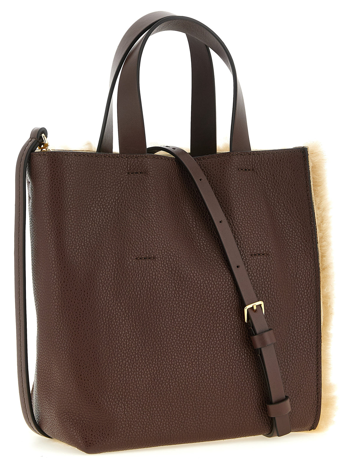 Sac à main Marni en cuir d'agneau multicolore