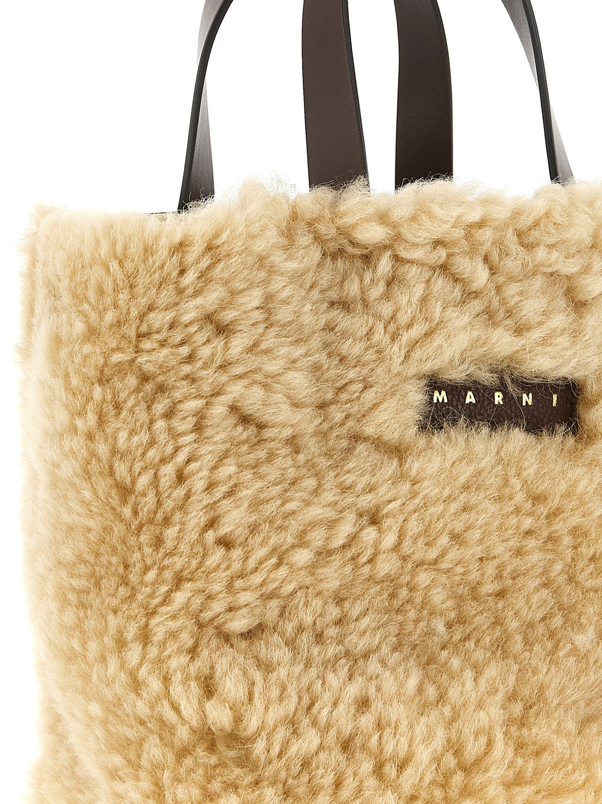 Sac à main Marni en cuir d'agneau multicolore