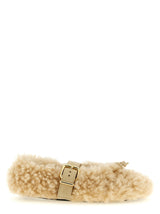 Ballerines en agneau beige Marni