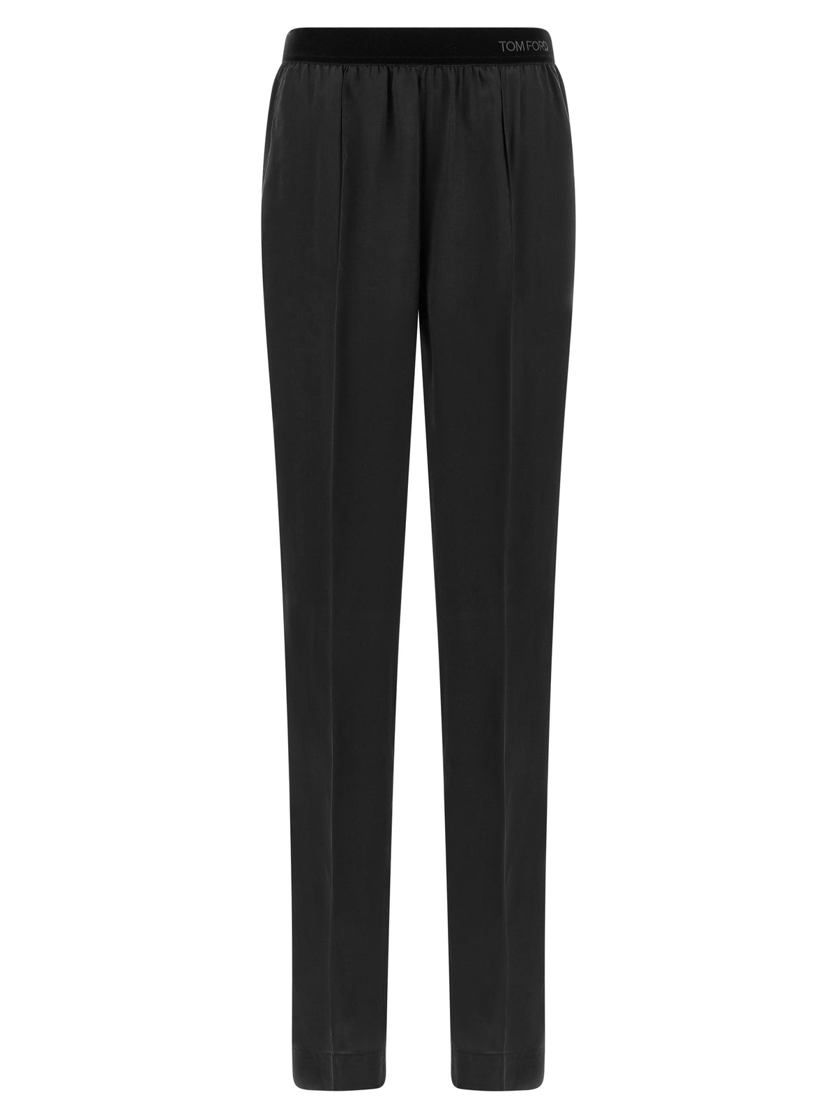 Bas de pyjama en soie noire Tom Ford