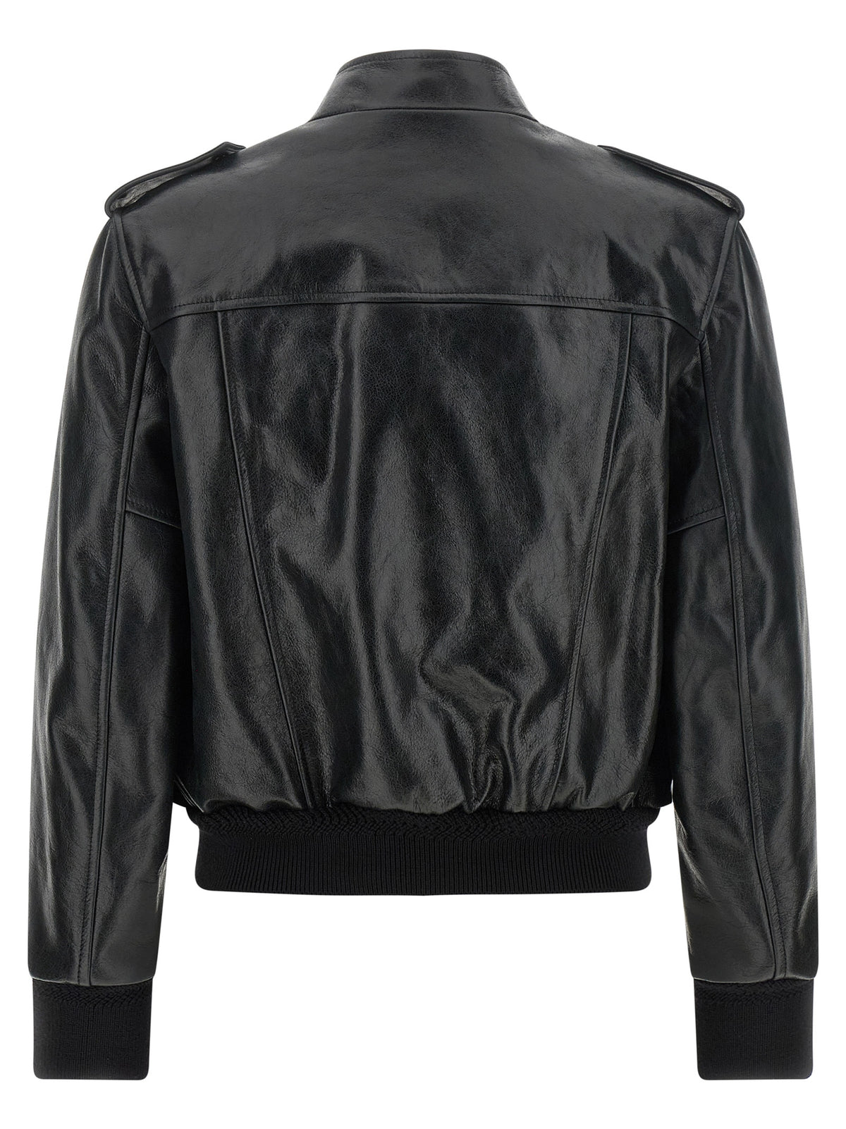Tom Ford Black Lamb Leather Leather Jacket