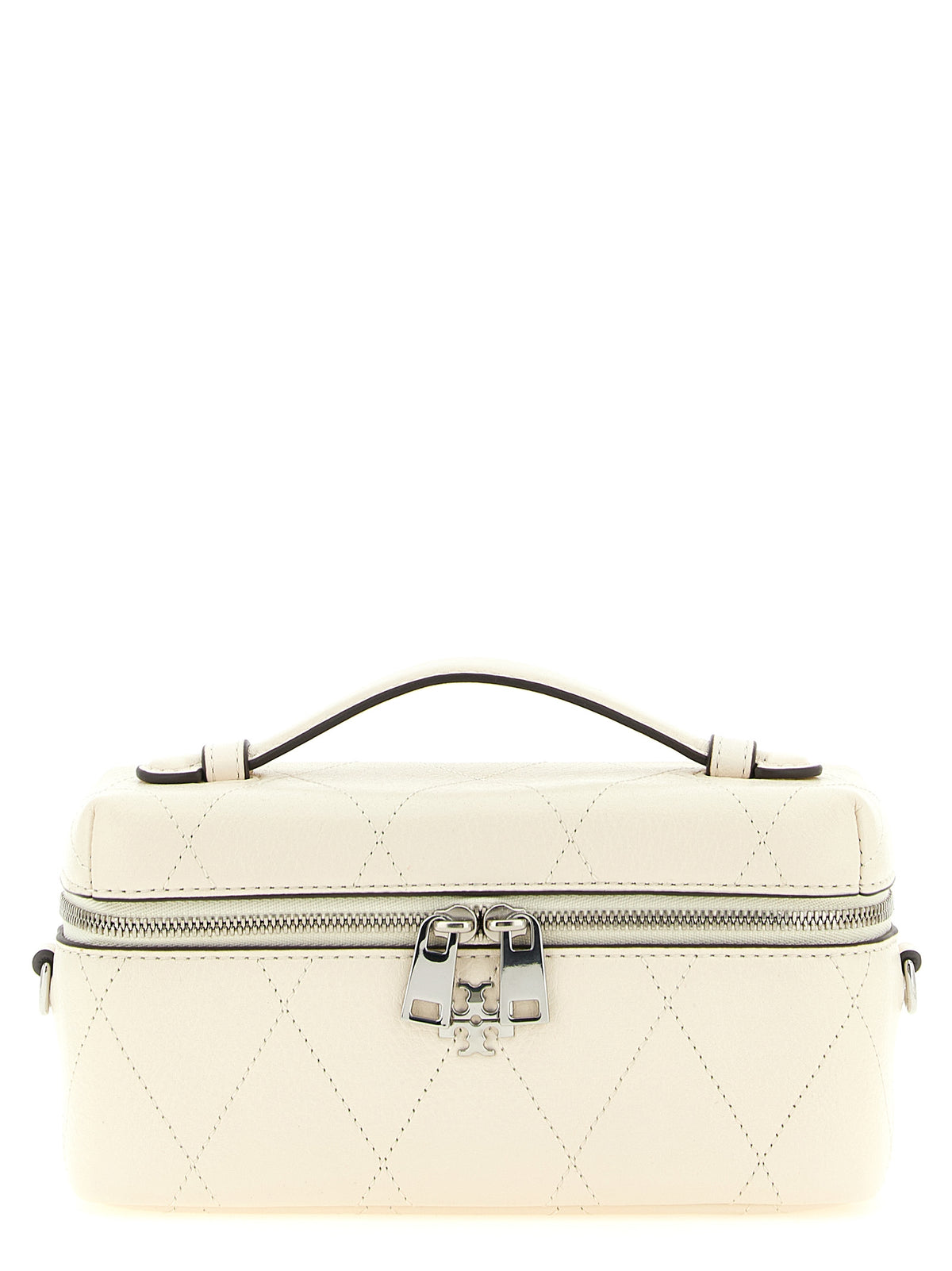 Sac bandoulière Tory Burch en cuir de vachette blanc