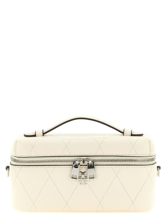 Sac bandoulière Tory Burch en cuir de vachette blanc