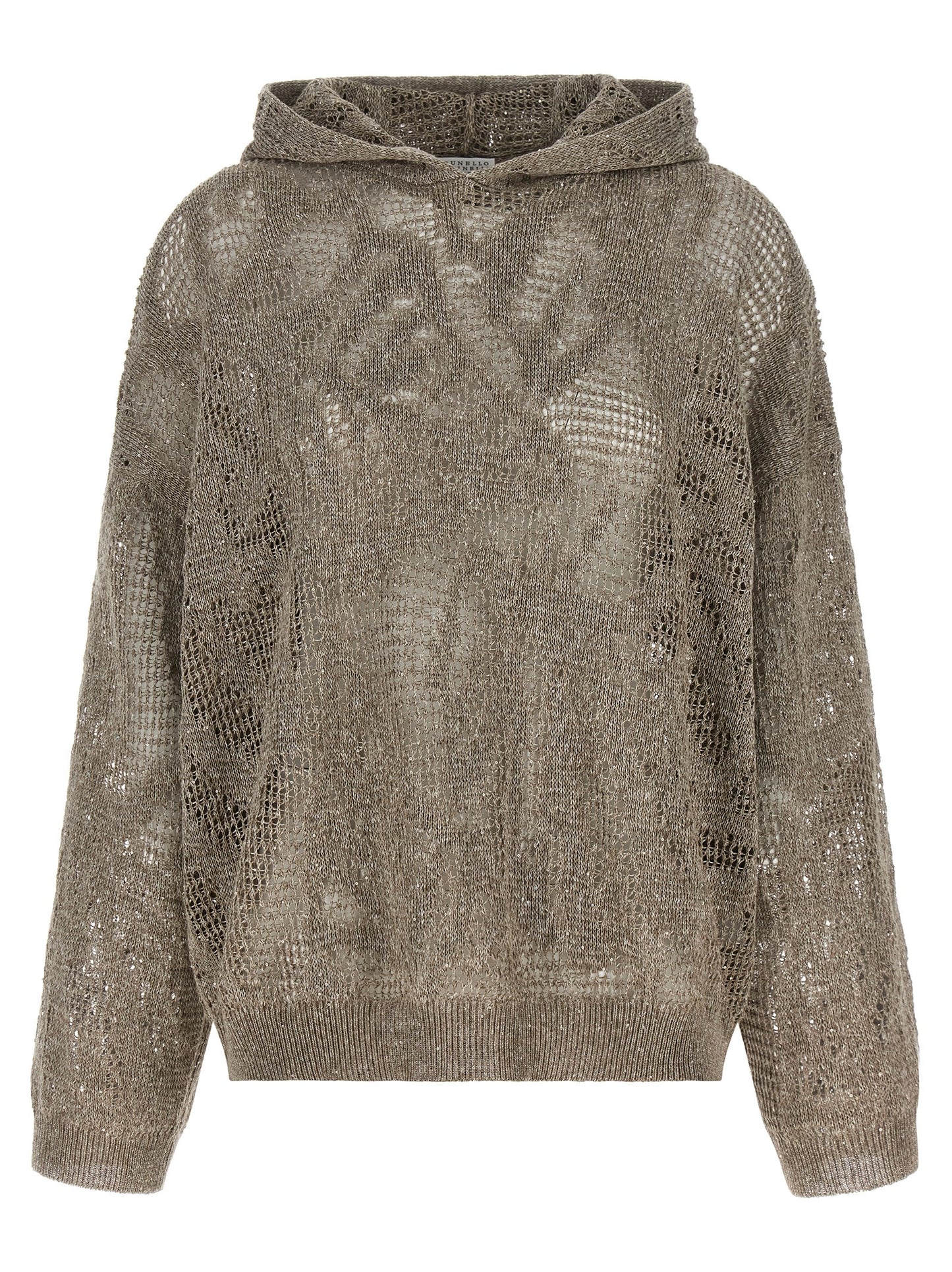 Brunello Cucinelli Brown Linen Cardigan