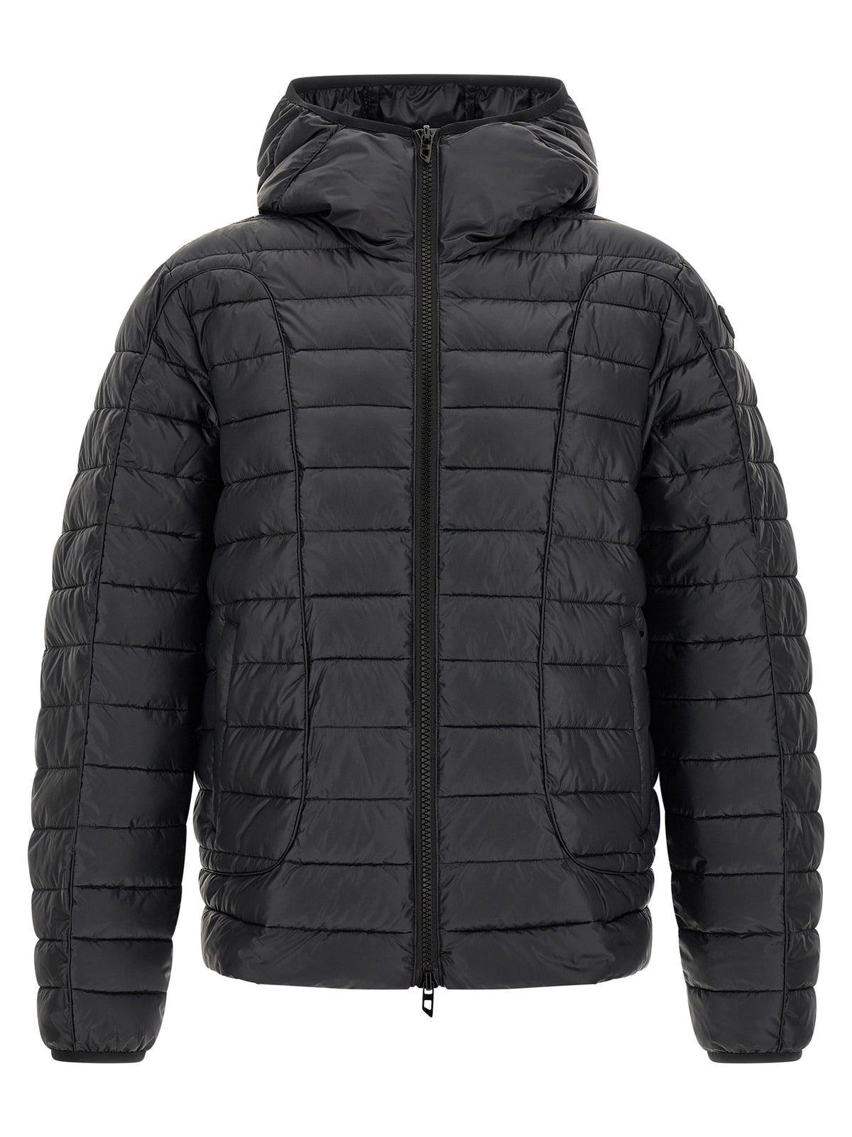Veste longue en polyester noir Diesel