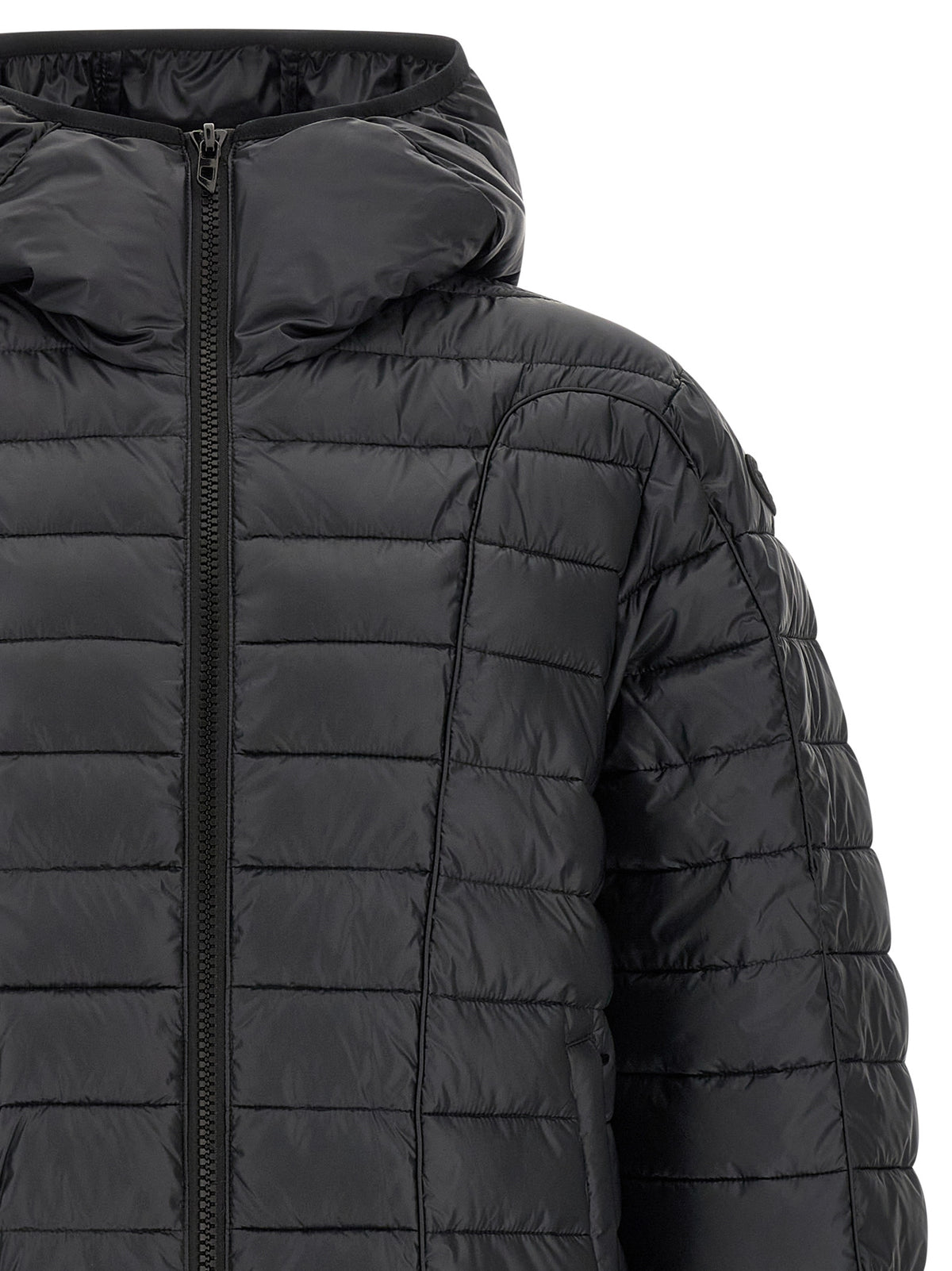 Veste longue en polyester noir Diesel