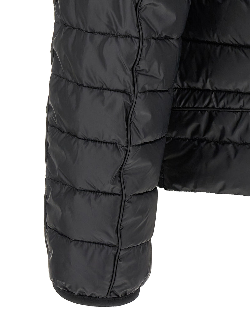Diesel Black Polyester Full-Length Jacket
