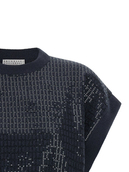 Brunello Cucinelli Multicolor Wool Cardigan