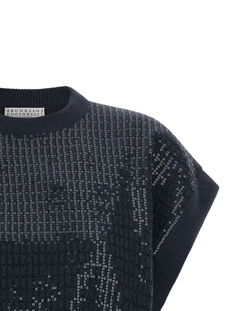 Brunello Cucinelli Multicolor Wool Cardigan