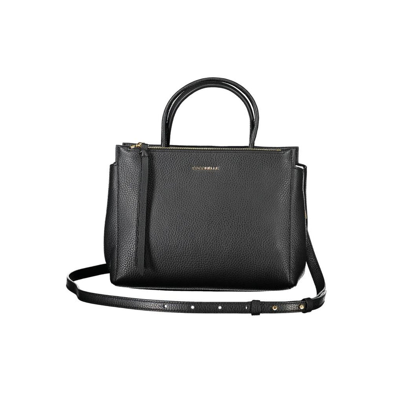 Sac à main Coccinelle en cuir noir pour femme