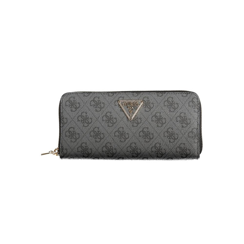 Portefeuille femme Guess Jeans en polyuréthane noir