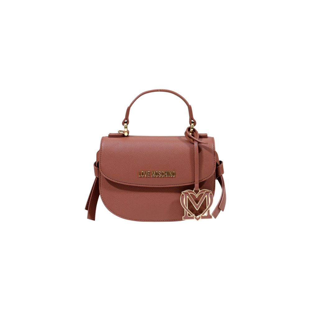 Sac à main Love Moschino en polyéthylène marron