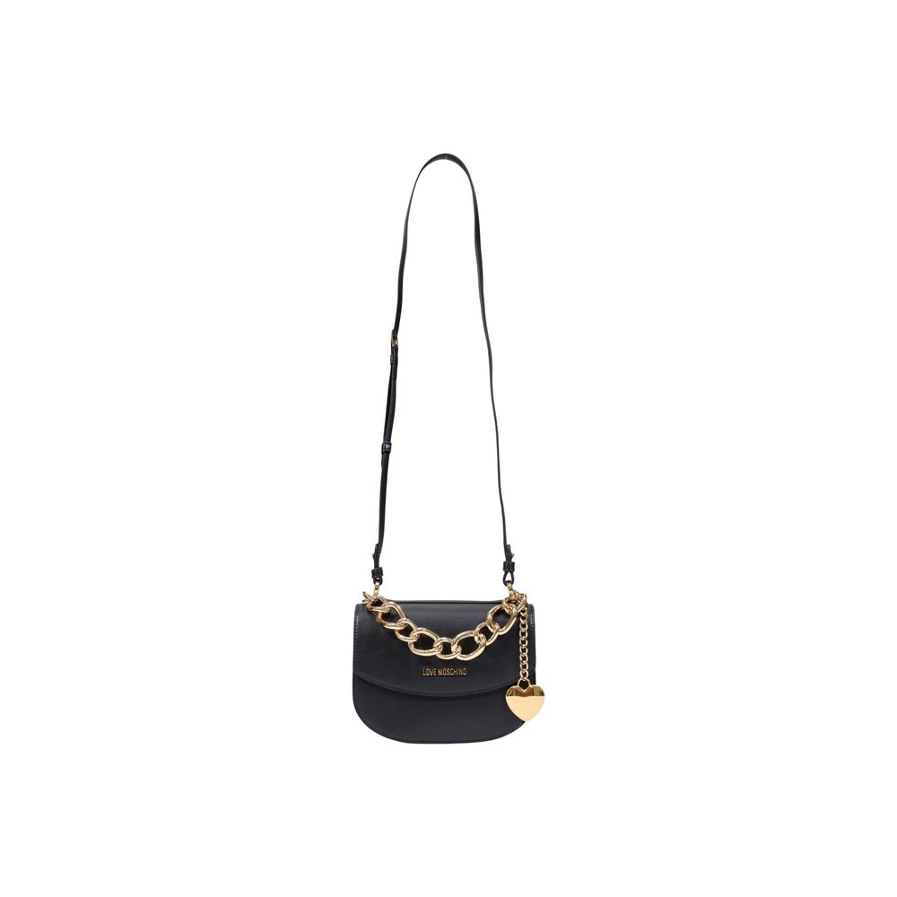 Sac à main Love Moschino en polyester noir