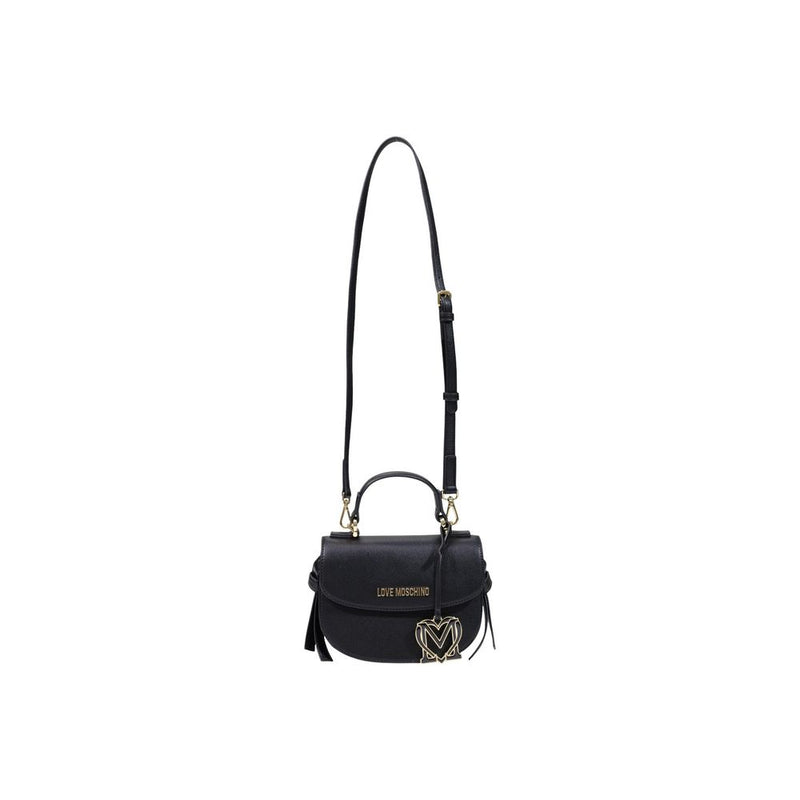 Sac à main en polyéthylène noir Love Moschino